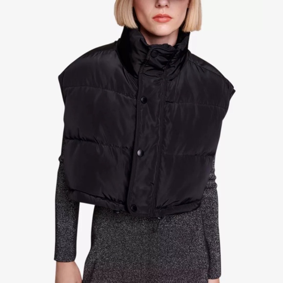 Gouzi adjustable-length sleeveless woven jacket - Picture 3 of 8